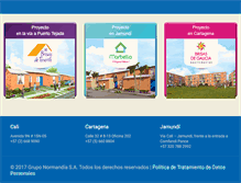 Tablet Screenshot of hogaresfelices.com